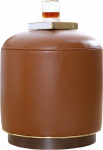 Tumba Hanah Home Milotte Camel, pruun v., 42 cm x 42 cm x 43 cm