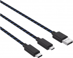 Kaabel Venom USB - 2 x USB-C VS5002 USB, 2 x USB-C, 3 m, must v.
