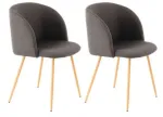 Toolide komplekt Kayoom Celina 210 3XA6H, matt, must v., 56 cm x 54 cm x 84 cm, 2 tk