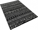 Vaip Conceptum Hypnose W1082, must/kreemjasvalge, 180 cm x 120 cm