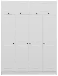 Riidekapp Kalune Design Kale 5227, valge v., 52 cm x 180 cm x 255 cm