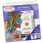 Joonistustarvik Alpino Color experience mandalas, mitmev&auml;rviline