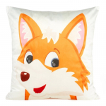 Dekoratiivpadjap&uuml;&uuml;r Kids 9A Design 91, valge v./oranž v., 45 cm x 45 cm
