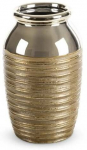 Dekoratiivne vaas Dori, 28 cm, kuldne v.