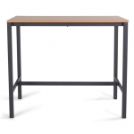 Laud Domoletti INARA, must/puidu, 120 cm x 60 cm x 100 cm