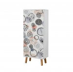 Kingakapp Kalune Design Vegas B 944, valge v., 38 cm x 50 cm x 135 cm