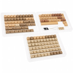 Klaviatuurikatete komplekt Ducky, pruun v./liivakarva pruun v.