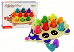 Puidust loendusm&auml;nguasi Lean Toys Hedgehog Balance, 3 cm, mitmev&auml;rviline, 11 tk