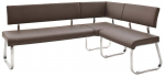 Pehme pink MC Akcent Arco, pruun v./h&otilde;be v., 200 cm x 60 cm x 86 cm