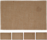 Lauamatt JUTE B04222260, 30 cm x 45 cm, (v&auml;rv/disain valitakse juhuslikult)