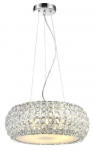 Kristall-l&uuml;hter rippuv AZzardo Sophia 5, E14, 5 x 40 W, kroom v.
