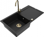 K&ouml;&ouml;givalamu koos kraaniga Mexen, 80 cm x 50 cm x 19 cm, must