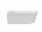 Vann, teisaldatav Besco Zoya, 170 cm x 80 cm x 59 cm, vasakpoolne, valge