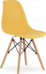 Toolide komplekt Taakie Meble Osaka, kollane v./oranž v./pruunikas v., 54 cm x 46 cm x 81 cm, 4 tk