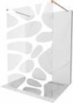 Du&scaron;isein Mexen Kioto Walk-in, 140 cm x 200 cm, brushed copper