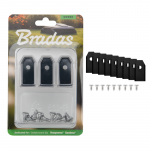 Terad robotniiduki Bradas Titan, must, 9 tk