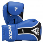 Poksikindad RDX Sports Aura Plus T-17, sinine v./must v., 12 oz