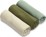 M&auml;hkimistekk Sensillo Muslin, 80 cm x 60 cm, 60 x 80 cm, 3 tk