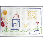 Arendav tahvel Eduplay Mega Pickboard, valge