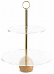 Serveerimisalus 01 Tina, 35 cm x 46 cm, 35 cm, L&auml;bipaistev v./Pruun v.