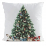 J&otilde;ulu dekoratiivne padjakate PSWA-327, valge v./roheline v., 45 cm x 45 cm