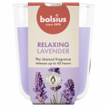 K&uuml;&uuml;nal, l&otilde;hna Bolsius Relaxing Lavender, 45 h, Violetne v.