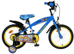 Lisaratastega laste jalgratas, laste Volare Rubble & Crew MZ5, sinine, 16"