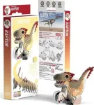 3D-pusle Raptor, 8 cm x 3.7 cm, 35 tk, pruun v.