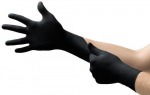 T&ouml;&ouml;kindad kummist Ansell Microflex Midknight Touch, t&auml;iskasvanutele, must v., 7.5, 100 tk