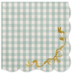 Pabersalvr&auml;tikud Party Deco, 33 cm x 33 cm, m&uuml;nt (mint) v., 12 tk