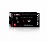 T&ouml;&ouml;kindad lateks Kid-Man, must v., L, 100 tk