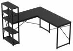 Nurga kirjutuslaud Mark Adler Leader 5.9, 145 cm x 145 cm, 75 cm, must v.