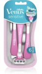 Raseerija, &uuml;hekordne Gillette Venus Sensitive, 6 tk