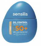 P&auml;evituse hooldusvahend tooted n&auml;ole Sensilis Oil Control Dry Touch Tinted Light SPF50+, 40 ml