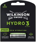 Asendusterad raseerijatele Wilkinson Sword Hydro 3, 8 tk