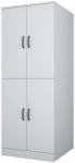 Kapp pesumasina kohal Kalune Design KD109 - 3198, valge v., 72.5 cm x 70 cm x 181.8 cm