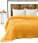 Voodikate Mijolnir Muslin 194DCH2225, kollane v., 220 cm x 250 cm