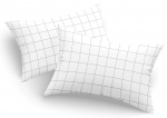 Padjap&uuml;&uuml;r Mijolnir Artus, valge v./hall v., 50 cm x 70 cm, 2 tk