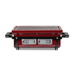 Grill Kamado Bono HIBACHI EVO SQUARE, punane v., 42 cm