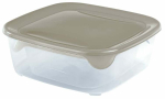 Toiduainekarbi komplekt Curver Fresh & Go, 1.7 l, l&auml;bipaistev v./pruunikas v., 3 tk