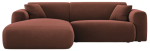 Nurgadiivan Cosmopolitan Design Nolio Velvet, cuoio v., vasak, 170 x 235 cm x 72 cm
