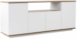 Konsoollaud Kalune Design Arista, valge v./p&auml;hklipuu v., 44.5 cm x 180 cm x 75 cm