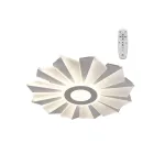 Valgusti lagi CristalRecord Sun, LED, 3000 - 6000 &deg;K, 1 x 60 W, valge v. / valge v.