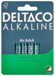 Patareid Deltaco LR03-4B, AAA, 1.5 V