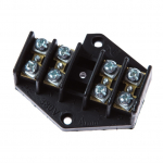 &Uuml;hendusplokk Elektroplast, 4 x 4 mm&sup2;, must v.