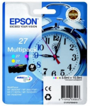 Tindiprinteri kassett Epson C13T27054010, sinine v./punane v./kollane v.