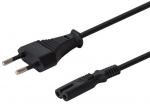 Juhe Savio 2-pin / Euro plug 2pin, Euro, 1.8 m, must v.