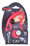 Automaatne jalutusrihm Flexi New Classic, punane, 3 m