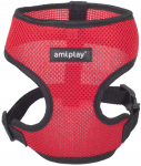 Koerte traksid Amiplay Air, punane, 400 - 550 mm x 40 mm, 40-55