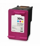 Tindiprinteri kassett Uprint 304XL, kollane v./sinine v./fuksia (magenta) v., 18 ml